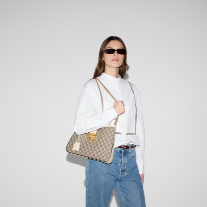 PADLOCK GG MEDIUM SHOULDER BAG